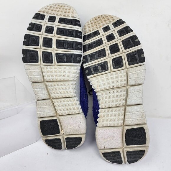 Nike Women’s Free Run Trail 5.0 Running Shoes Size 9.5 Concord Blue Taxi Sneaker - Picture 8 of 10